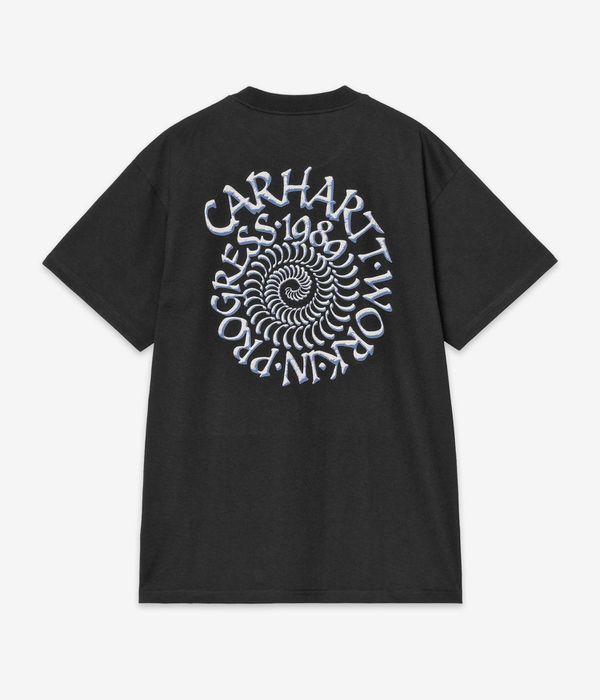 Carhartt WIP Spirals Organic T-Shirt (black)