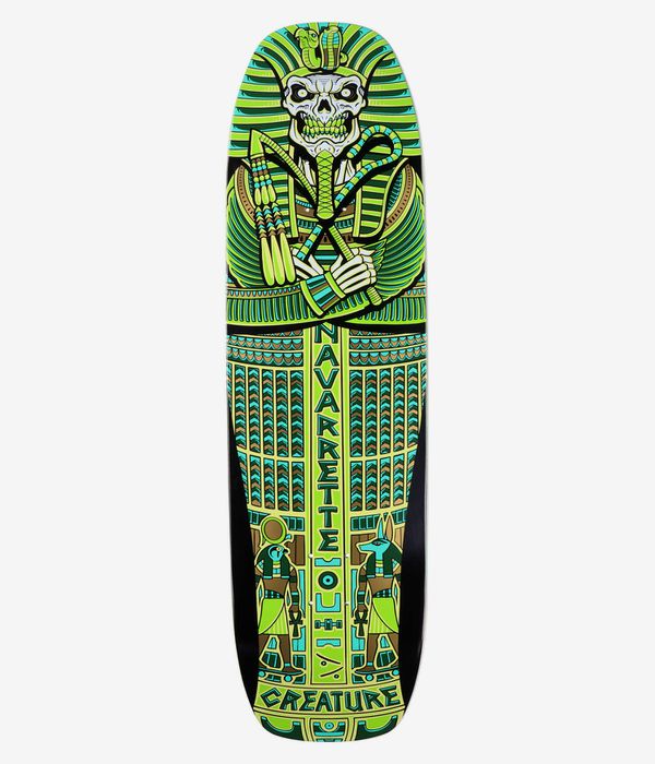 Creature Navarette Pharao XL Pro 9" Planche de skateboard (green)