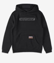 Independent Bar Logo Reflective Hoodie kids (black)