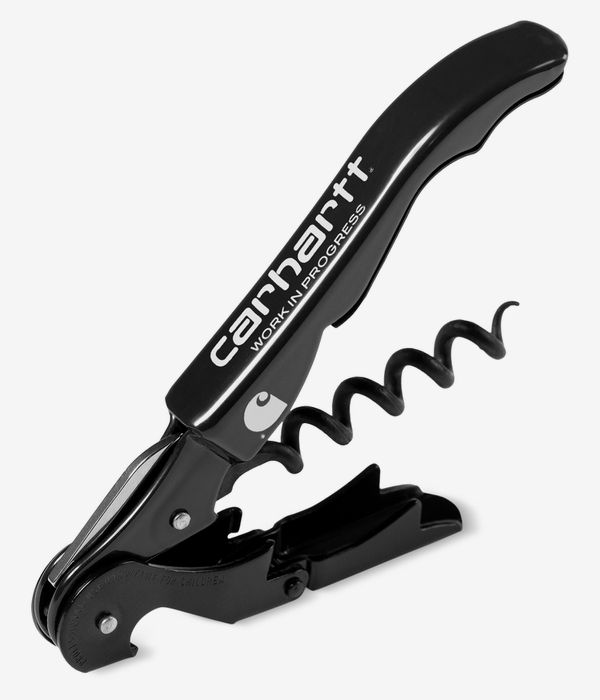 Carhartt WIP Script Pulltaps Corkscrew Flaschenöffner (black white)