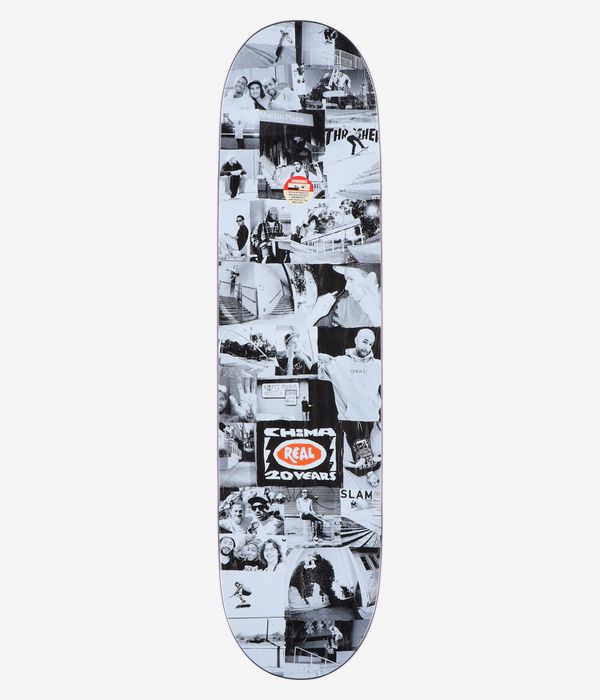 Real Chima 20 Years 8.25" Planche de skateboard (white)