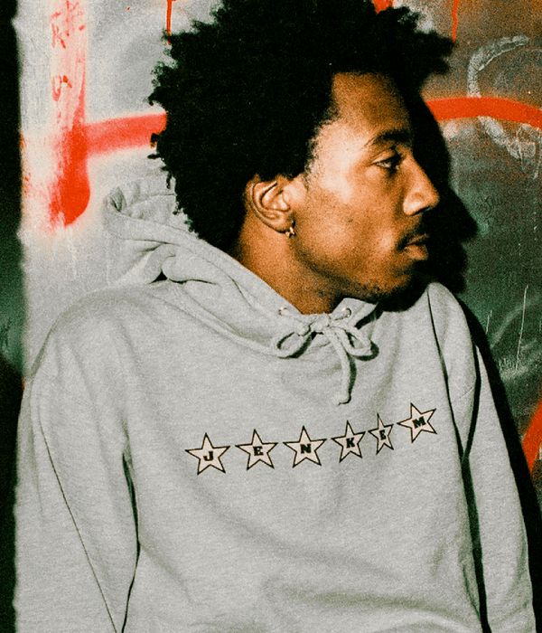 Jenkem 6 Star Hoodie (heather grey)