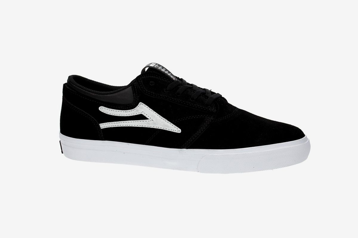 Lakai Griffin Suede Shoes (black white)