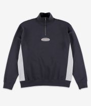 skatedeluxe Oval Organic Half Zip Sweatshirt (slate grey)