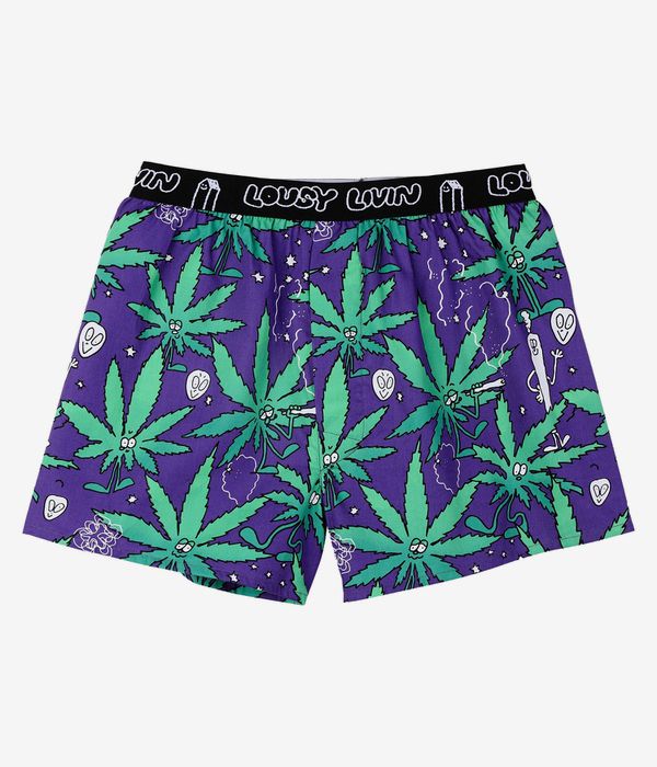Lousy Livin Outer Weedy Briefs Boxer (black) pacco da 2