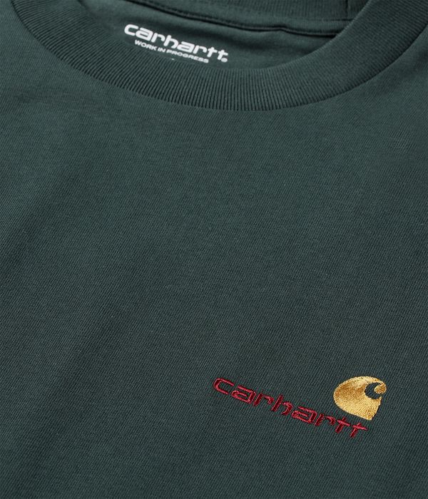 Carhartt WIP American Script Organic T-Shirt (kale green)