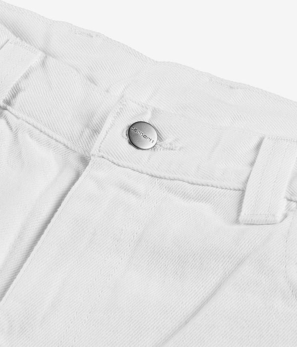 Carhartt WIP Brandon Pant Cotton Smith Jeans (white rinsed)