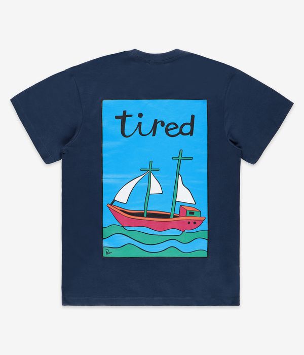 Tired Skateboards The Ship Has Sailed Camiseta (navy)