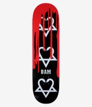 Zero x Bam II Snakegram With Blood 8.5" Skateboard Deck (black)