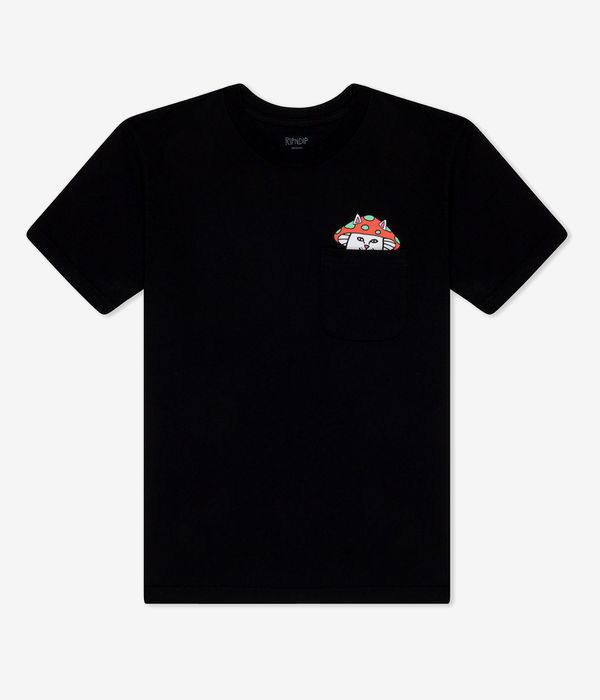 RIPNDIP Lord Shroom Pocket T-Shirt (black)