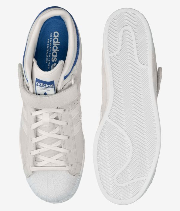 adidas Skateboarding Pro Shell ADV Shoes (crystal white white team royal b)