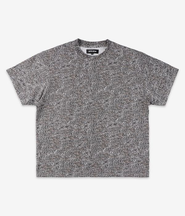 Fucking Awesome Burnt Sticker Stamp T-Shirt (aop)