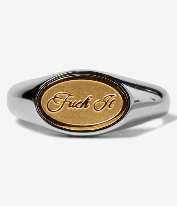 HUF Fuck It Signet Ring (silver)