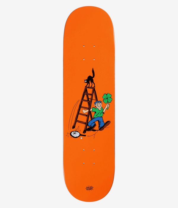 Passport Dumb Luck Ladder 8.25" Planche de skateboard (orange)