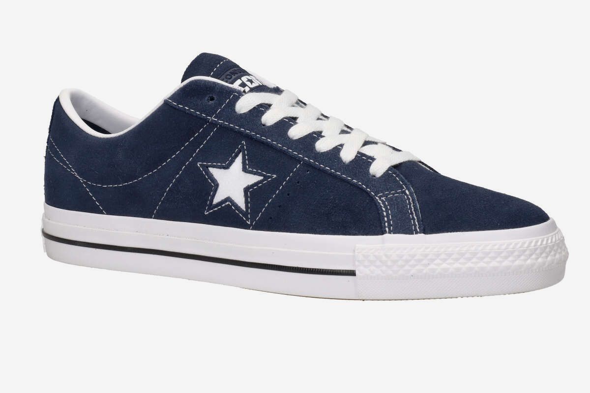 Converse CONS One Star Pro Classic Suede Buty (navy white black)