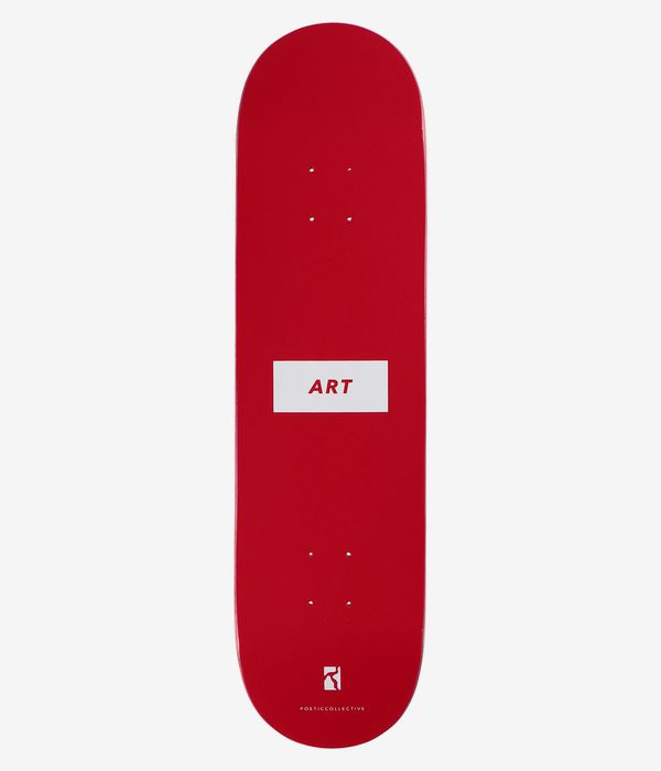 Poetic Collective Art 8.25" Skateboard Deck (red)