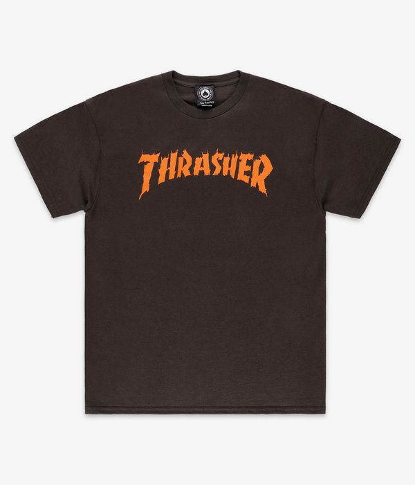 Thrasher Burn It Down T-shirt (dark chocolate)
