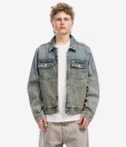 Obey Base Trucker Jacket (heavy vintage light indigo)