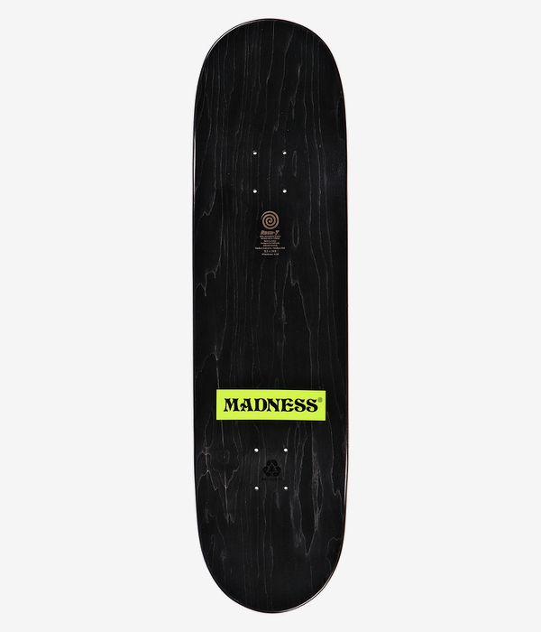 Madness Side Eye 8.5" Planche de skateboard (neon yellow)
