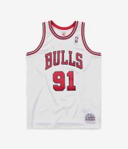 Mitchell & Ness Chicago Bulls Dennis Rodman Canotta (white white)