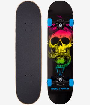 Powell-Peralta Skull & Snake 7.625" Complete-Skateboard (black blue)