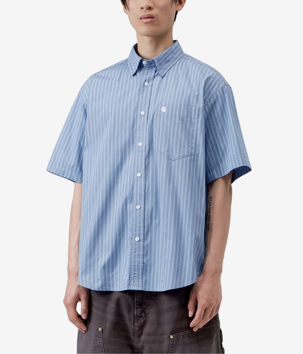 Carhartt WIP Keene Shirt (stripe curacao)