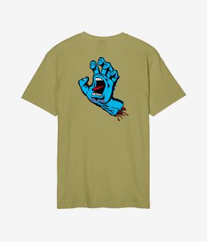 Santa Cruz Screaming Hand Chest T-Shirt (iguana)
