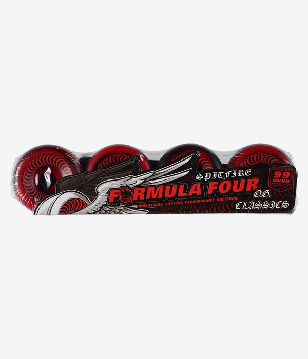 Spitfire Formula Four OG Classics Wheels (black red swirl) 54 mm 99A 4 Pack