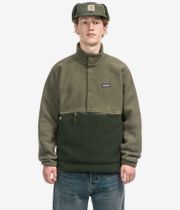 Patagonia Retro Pile 1/2 Snap Jacke (old growth green)