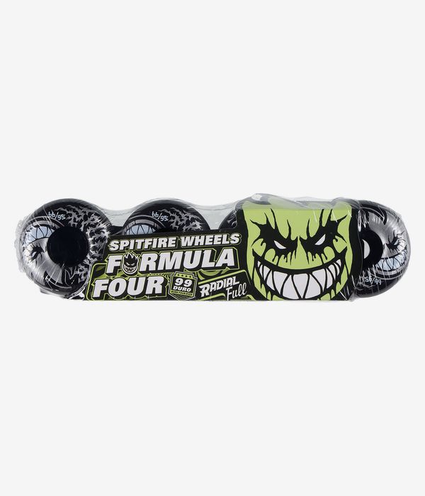 Spitfire Formula Four Deathmask II Bighead Radial Full Wheels (black) 56 mm 99A 4 Pack