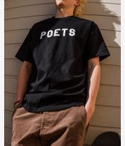 POETS OG Poets Flocked Camiseta (black white)