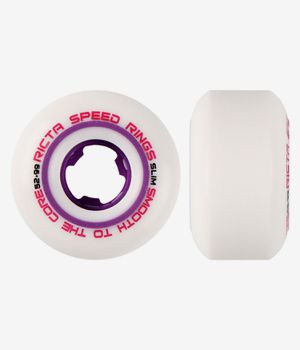 Ricta Speedrings Slim Ruote (white purple) 52mm 99A pacco da 4