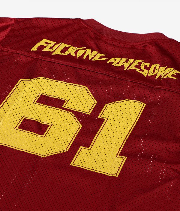 Fucking Awesome Stamp Logo Practice Jersey T-Shirt (red yellow)