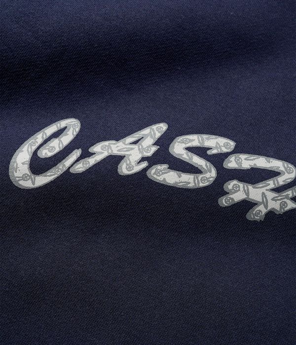 Cash Only Diamond Plate Logo Hoodie (navy)