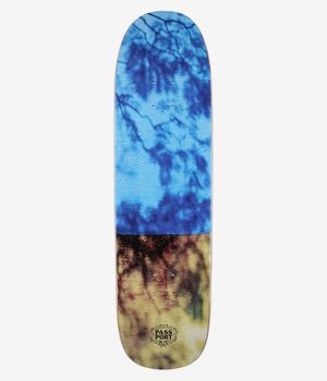 Passport Wall Board Leafy Blues Softie Shaped 8.625" Planche de skateboard (blue)