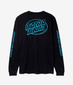Santa Cruz Mono Vertigo Dot Camiseta de manga larga (black)