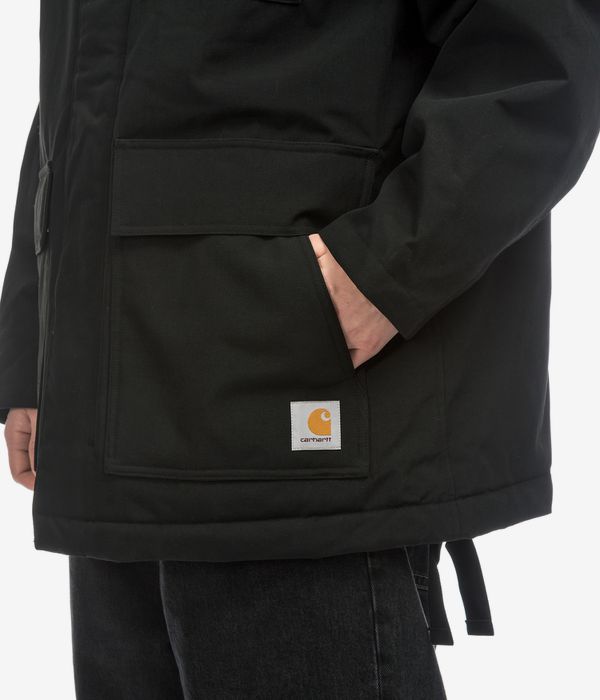 Carhartt WIP Clarton Coat Jacket (black black)