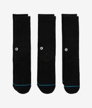 Stance Icon Chaussettes US 6-12 (black) 3 Pack