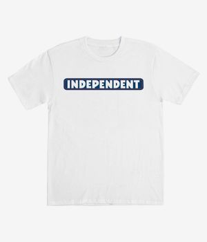 Independent Bar Logo Camiseta (white blue)