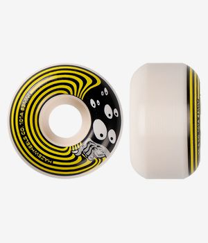 Haze Sneak Wheels (white yellow) 53mm 101A 4 Pack