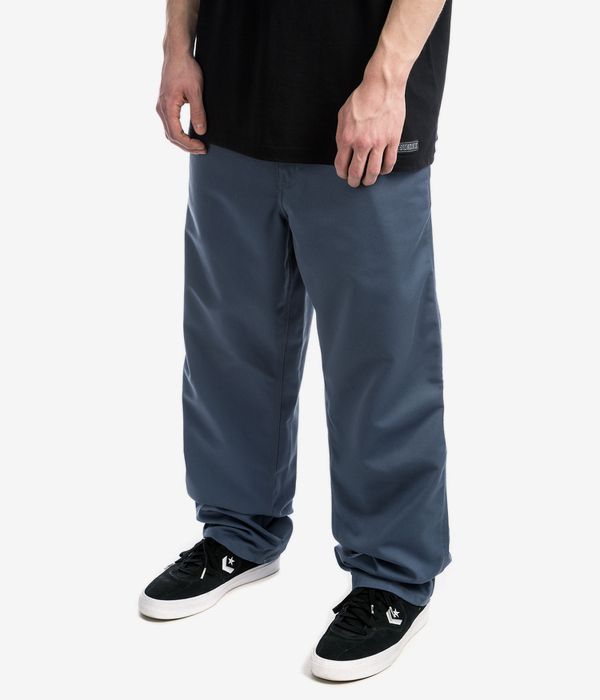 Shop Carhartt WIP Denison Pants (storm blue rinsed) online | skatedeluxe