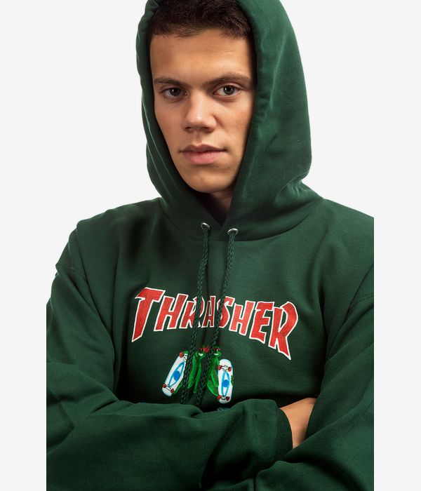 Thrasher Doubles Bluzy z Kapturem (forest)