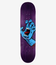 Santa Cruz Screaming Hand 8.375" Tabla de skate (purple)