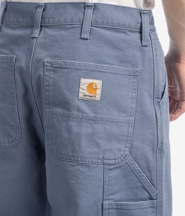 Carhartt WIP Single Knee Pant Organic Dearborn Broeken (bay blue aged canvas)