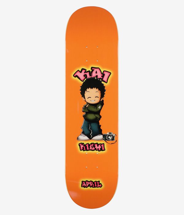 April Kai Kishi Chibi 8.25" Planche de skateboard (orange)