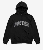 Wasted Paris Undead Zip-Sweatshirt avec capuchon (black)