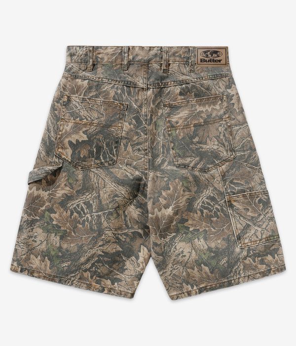Butter Goods Carpenter Denim Shorts (forest camo)