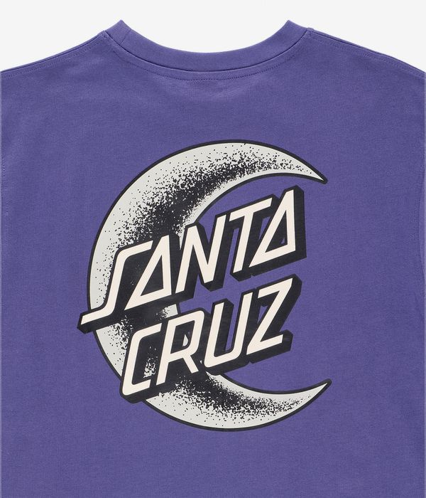 Santa Cruz Crescent Moon Chest T-Shirt (navy dusk)
