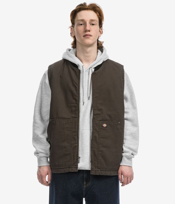 Dickies Duck Canvas Vest (dark brown)