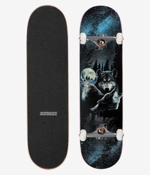 skatedeluxe Wolves 8.25" Complete-Skateboard (black)